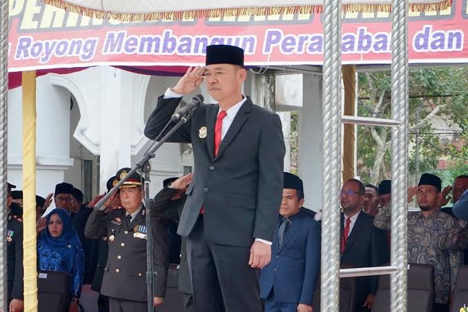 Jadi Irup Upacara Peringatan Hari lahir Pancasila, Bupati Rohil Sampaikan Amanat Presiden RI