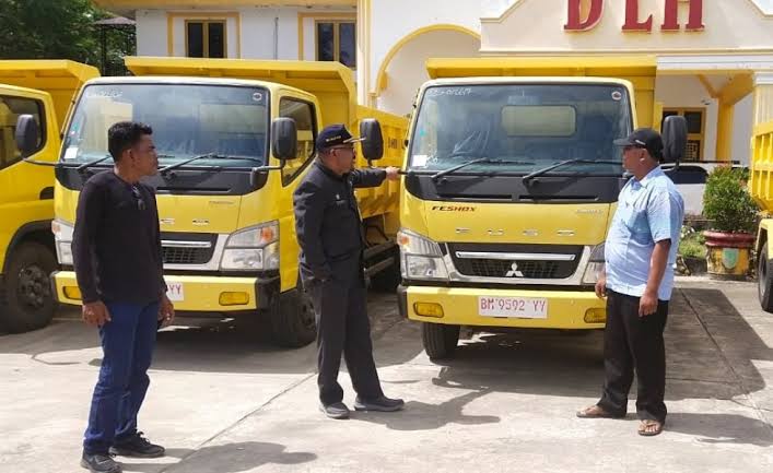 Tingkatkan Kebersihan Kota, DLH Rohil  Dapat Tambahan 5 Unit Dump Truck