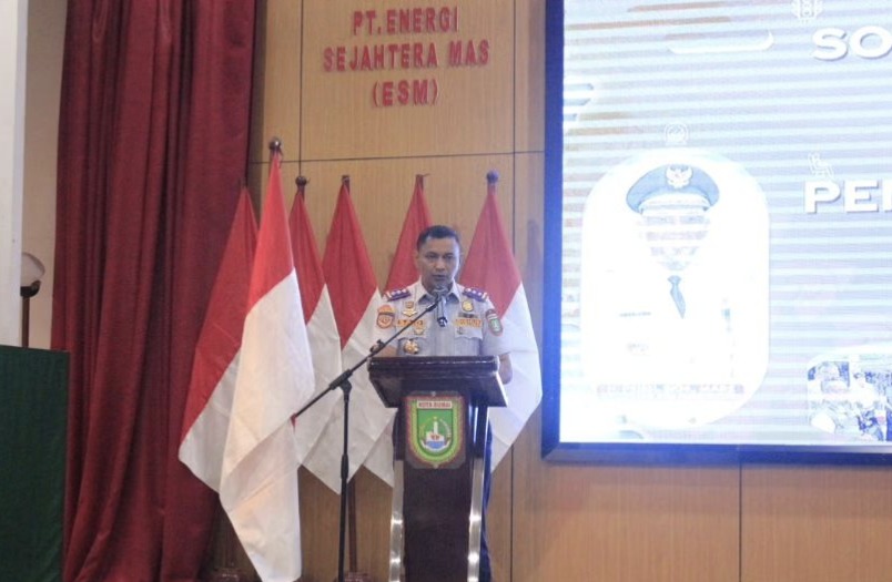 Jukir di Dumai Dibekali Sosialisasi Hukum tentang Perparkiran Jalan Umum