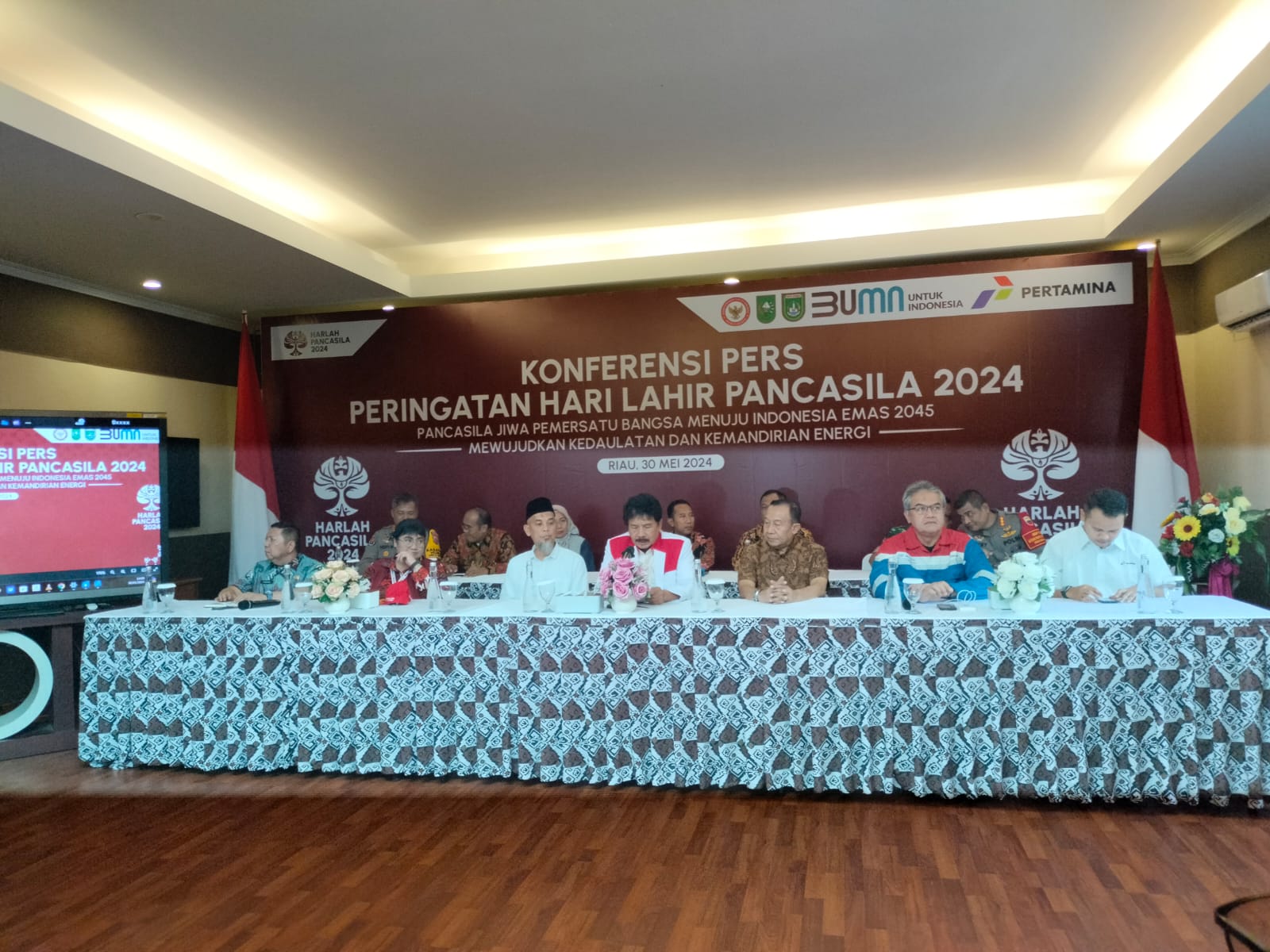 Jelang Kedatangan Presiden Ke Kota Dumai, BPIP Gelar Konferensi Pers