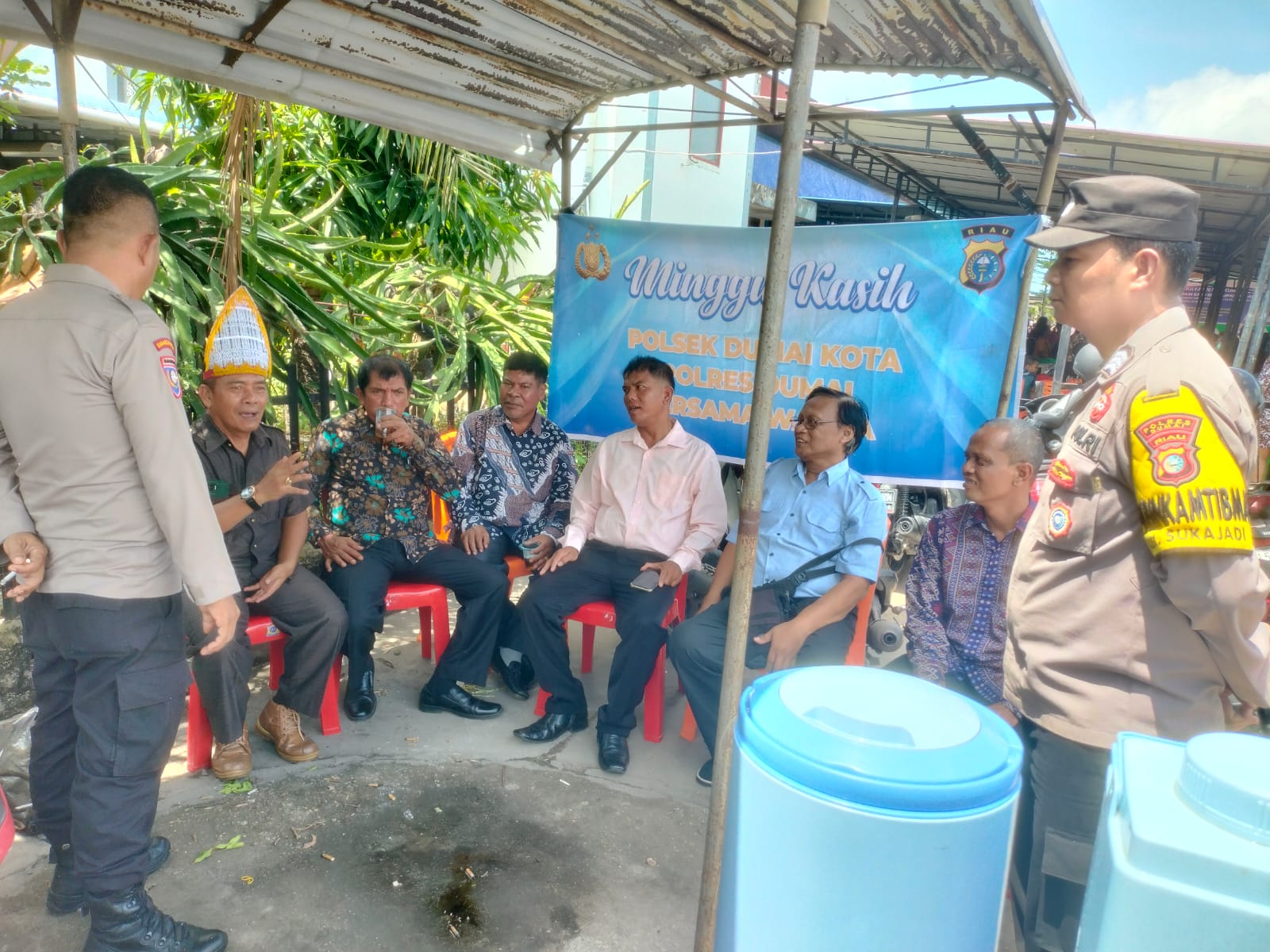 Foto: Minggu Kasih Polres Dumai, Pererat Keakraban dengan Masyarakat 