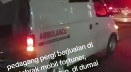 Tangkapan layar, video laka lantas